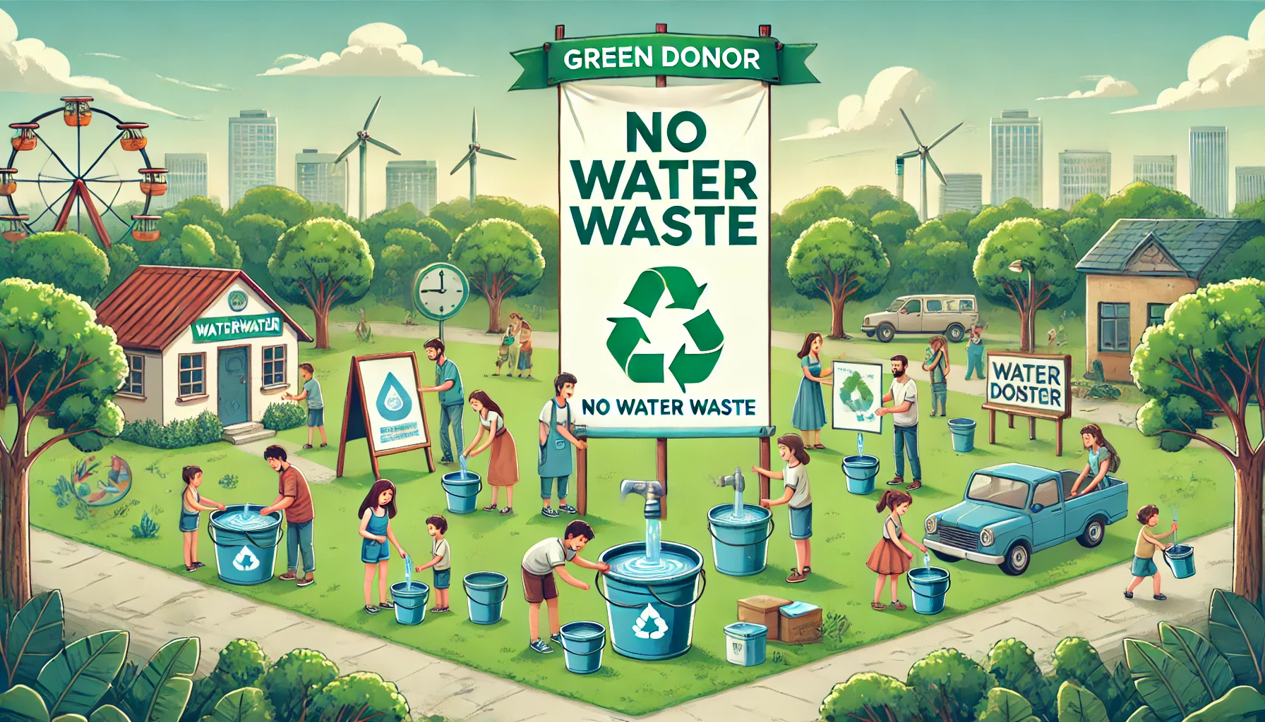 No Water Waste" Campaign