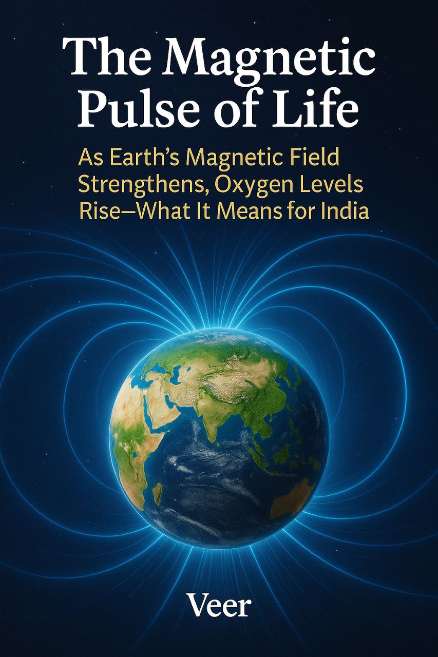 🌍 The Magnetic Pulse of Life As Earth’s Magnetic Field Strengthens, Oxygen Levels Rise – Veer