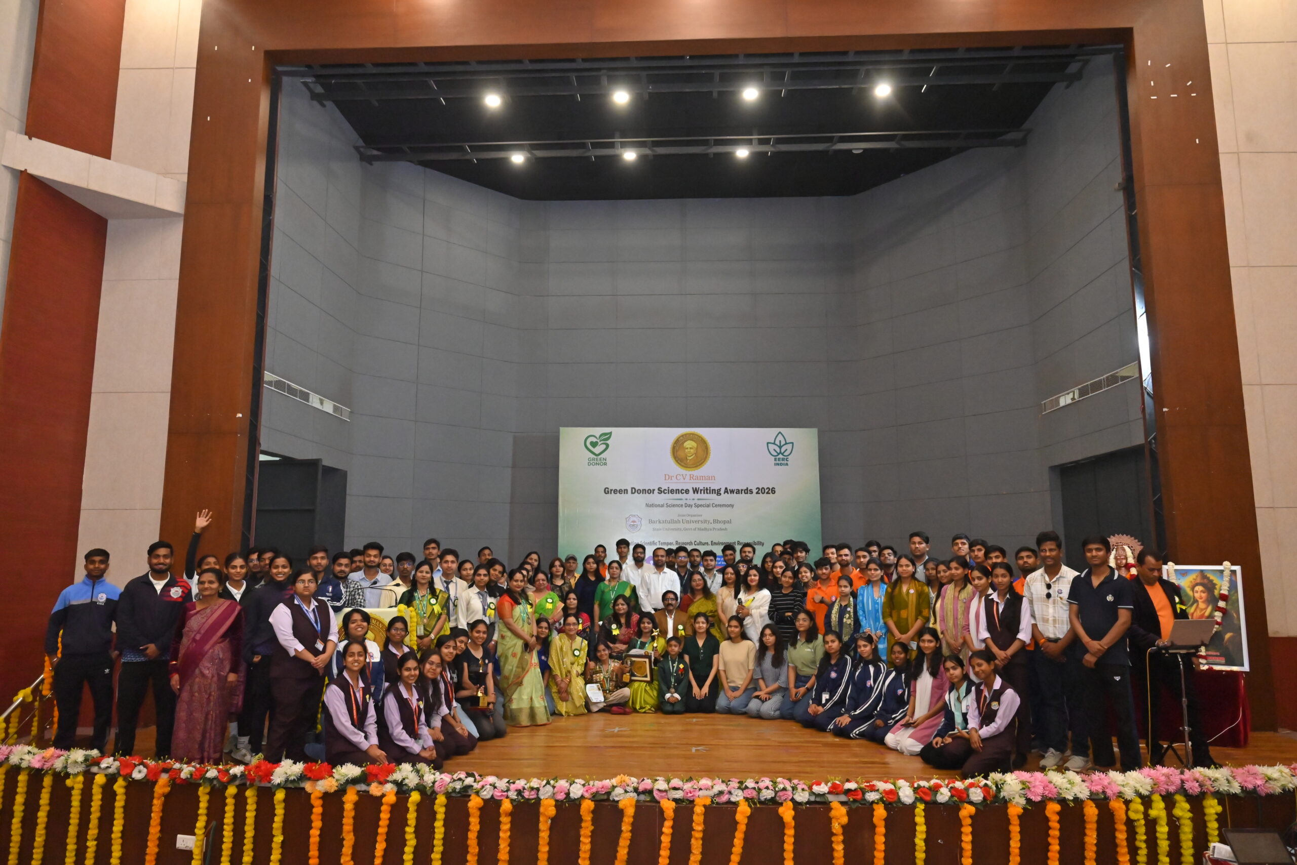 Dr. C. V. Raman Green Donor Science Writing Awards 2026 Held at Barkatullah University Bhopal