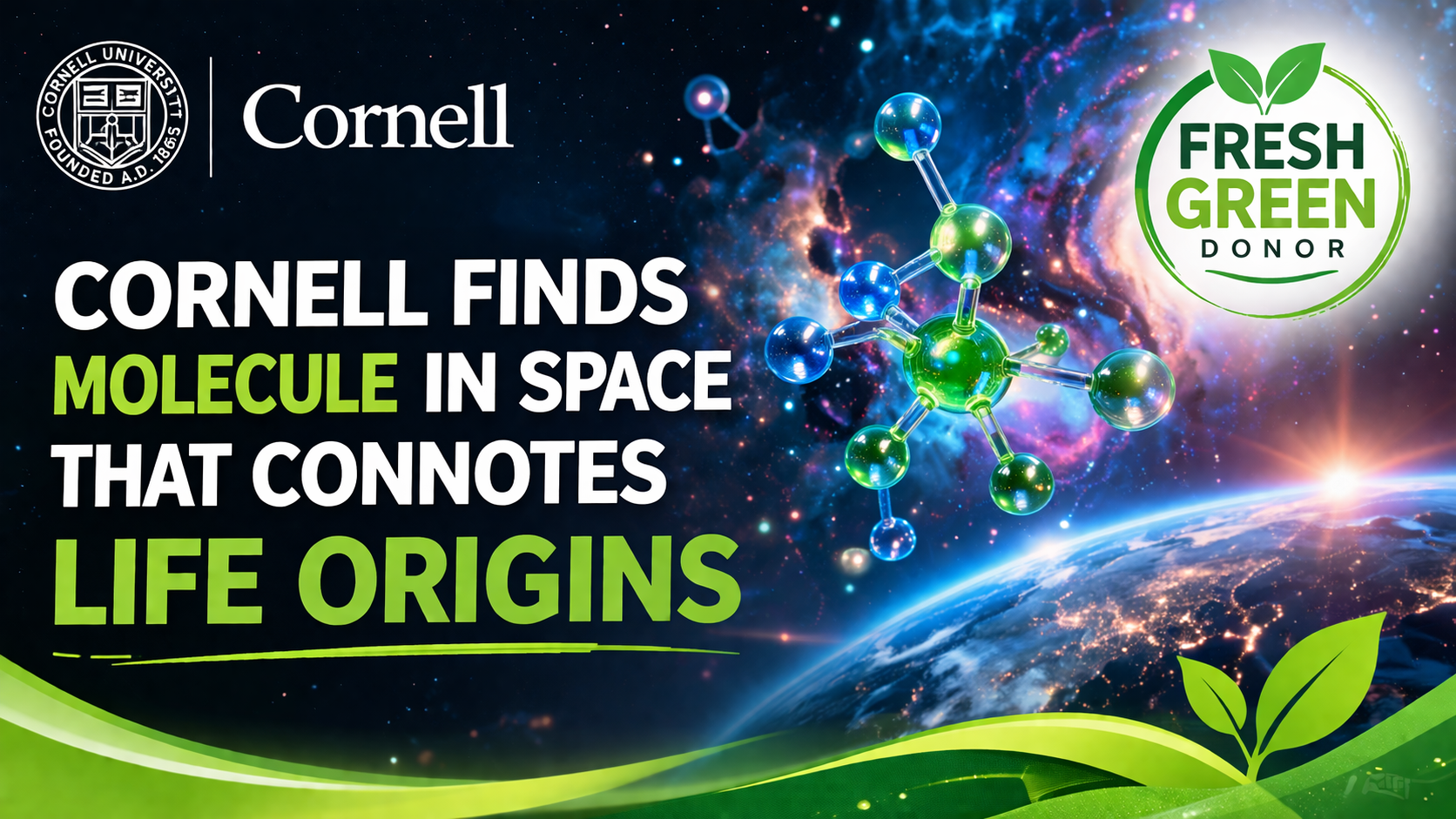 Life’s Origins in Space: A Collective Action Story | Green Donor