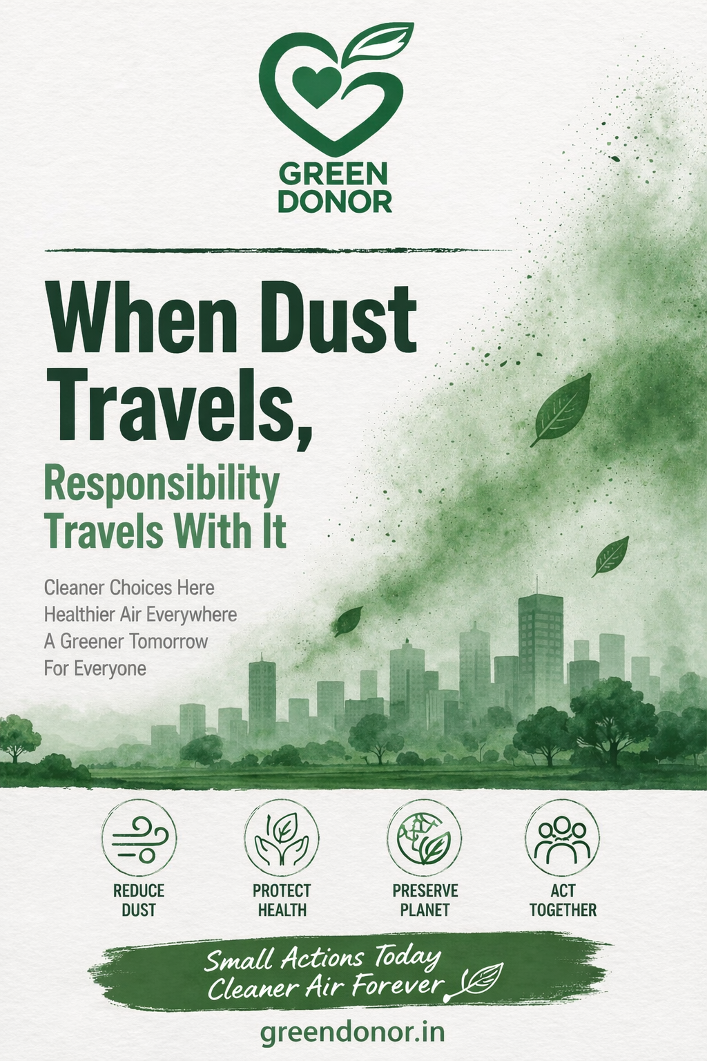 When Dust Travels, Responsibility Travels With It: Environmental Impact in India